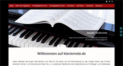 Desktop Screenshot of klaviernetz.de