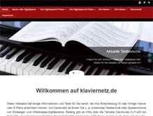 Tablet Screenshot of klaviernetz.de